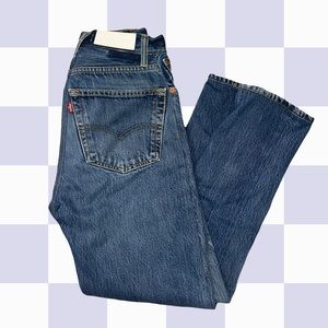 Redone Levi’s Denim Straight Jean